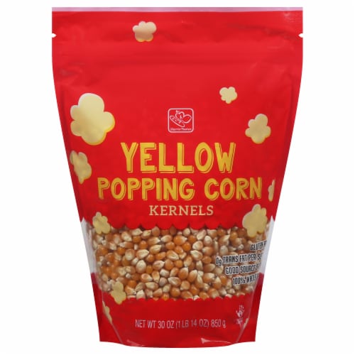 Harris Teeter Yellow Popping Corn Kernels Perspective: front