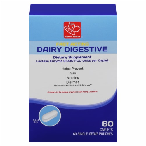Harris Teeter™ Dairy Digestive Fast Supplement Perspective: front