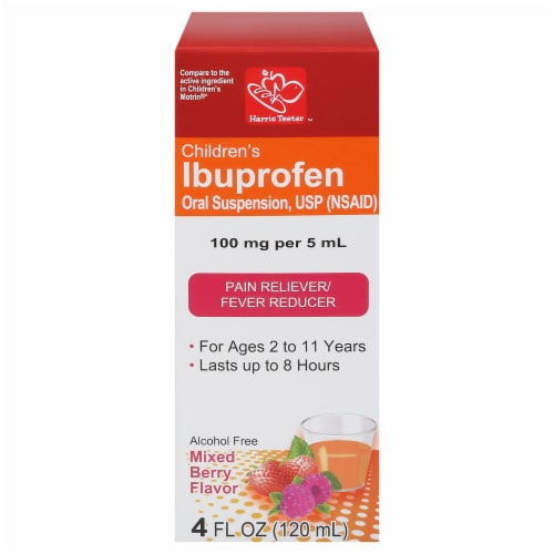 Harris Teeter™ Children's Ibuprofen Mixed Berry Flavor Perspective: front