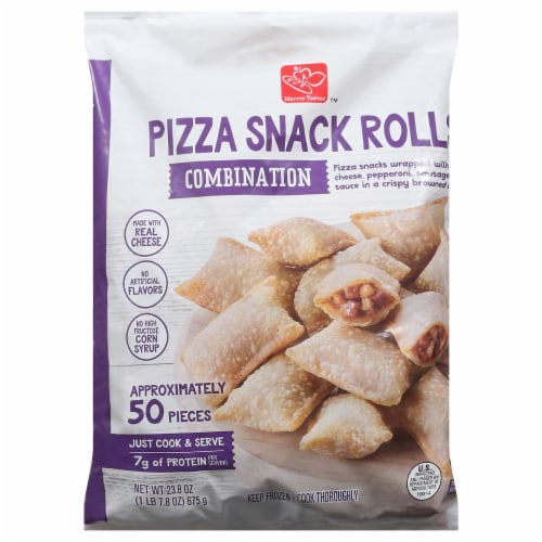 Harris Teeter Combination Pizza Snack Rolls Perspective: front