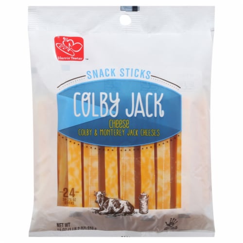 Harris Teeter™ Colby Jack Cheese Snack Sticks Perspective: front