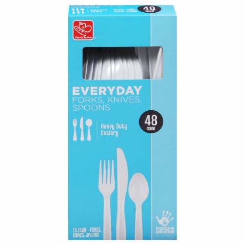 Harris Teeter™ Everyday Heavy Duty Cutlery Perspective: front