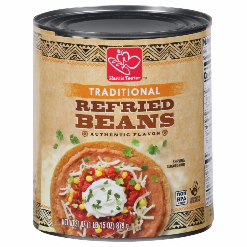 Harris Teeter Traditional Refried Beans Perspective: front