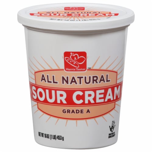 Harris Teeter™ All Natural Sour Cream Grade A Perspective: front