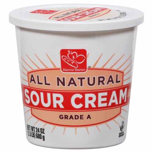 Harris Teeter™ All Natural Sour Cream Grade A Perspective: front