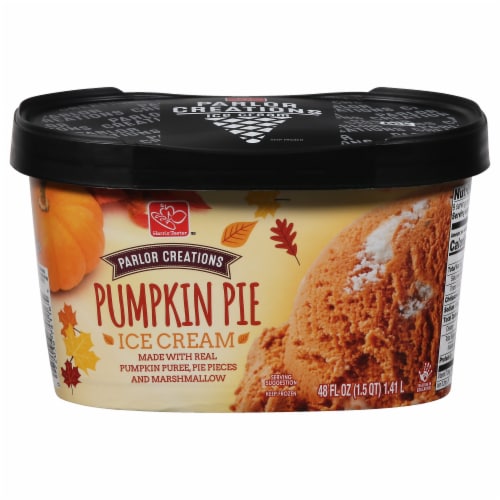 Harris Teeter™ Parlor Creations Pumpkin Pie Ice Cream Perspective: front