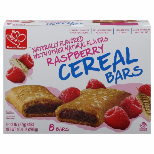 Harris Teeter™ Raspberry Cereal Bars Perspective: front