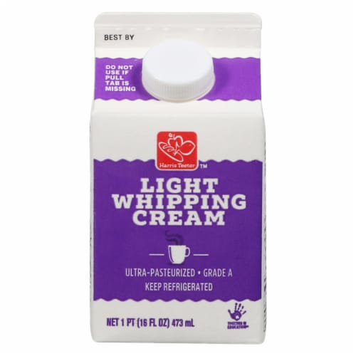 Harris Teeter Light Whipping Cream Perspective: front