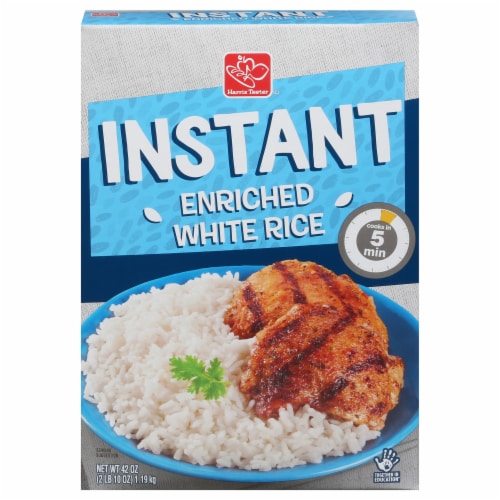Harris Teeter Instant White Rice Perspective: front