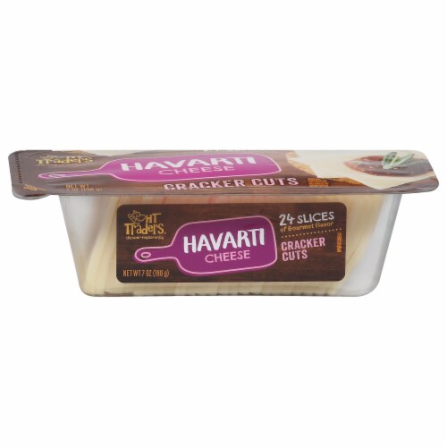 HT Traders™ Havarti Cracker Cut Cheese Slices Perspective: front