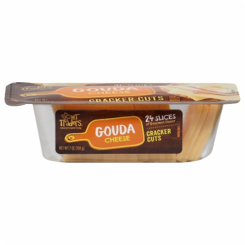 HT Traders™ Gouda Cracker Cut Cheese Slices Perspective: front