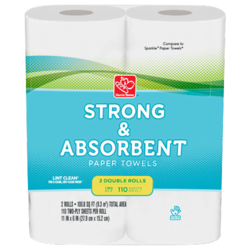 Harris Teeter™ Strong & Absorbent Paper Towels Double Rolls