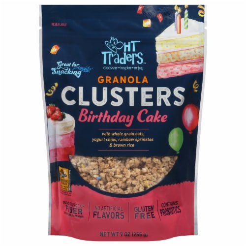 HT Traders Birthday Cake Granola Perspective: front