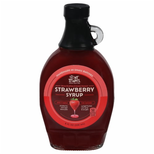 HT Traders™ Strawberry Syrup Perspective: front