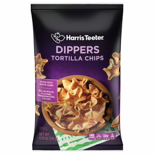 Harris Teeter® Dippers Tortilla Chips Perspective: front