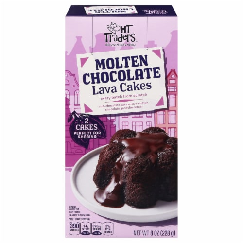 Harris Teeter Traders™ Molten Chocolate Lava Cakes Frozen Perspective: front