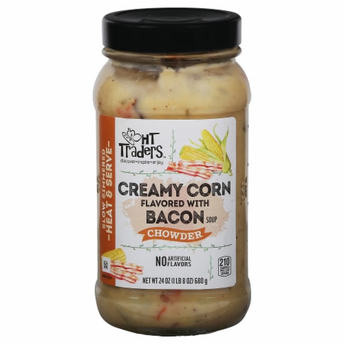 Harris Teeter Traders™ Creamy Corn With Bacon Chowder Perspective: front