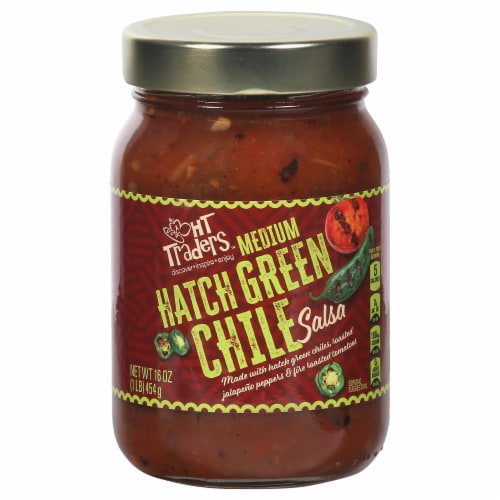 HT Traders™ Medium Hatch Green Chili Salsa Perspective: front