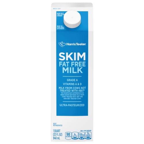 Harris Teeter® Fat Free Skim Milk Perspective: front