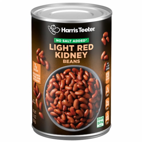 Harris Teeter® No Salt Added Light Red Kidney Beans Perspective: front