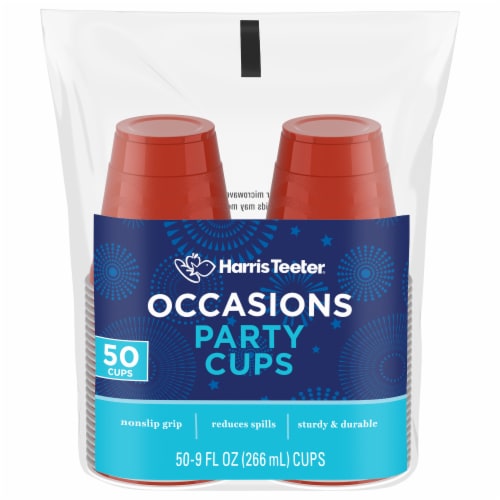Harris Teeter® Occassions Plastic Party Cups Perspective: front