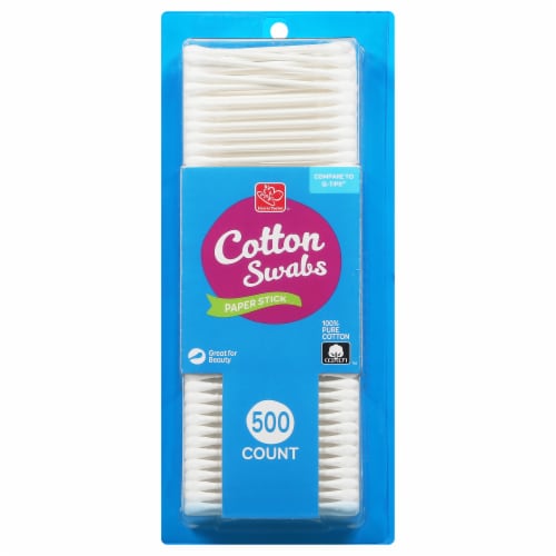 Harris Teeter Paper Stick Cotton Swabs Perspective: front