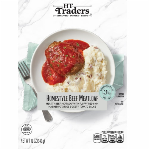 HT Traders™ Homestyle Beef Meatloaf Perspective: front