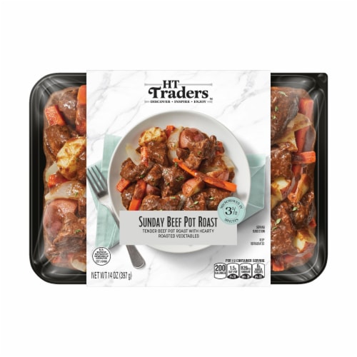 HT Traders™ Sunday Beef Pot Roast Meal Perspective: front