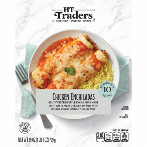 HT Traders™ Chicken Enchiladas Perspective: front