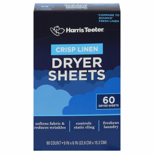 Harris Teeter® Crisp Linen Dryer Sheets Perspective: front