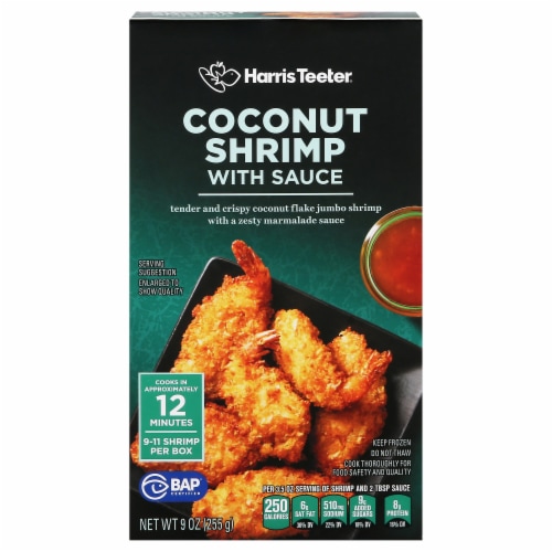 Harris Teeter® Jumbo Coconut Shrimp with Sauce Perspective: front