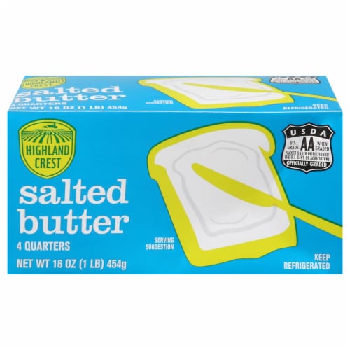 Highland Crest Salted Butter Perspective: front