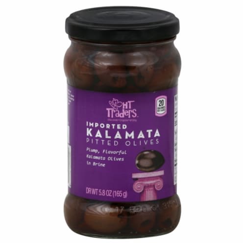 HT Traders™ Imported Kalamata Pitted Olives Perspective: front