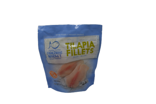 Harris Teeter Fishermans Market Skinless Boneless Tilapia Fillets Perspective: front