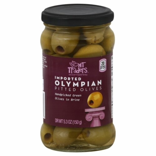HT Traders™ Imported Olympian Pitted Olives Perspective: front