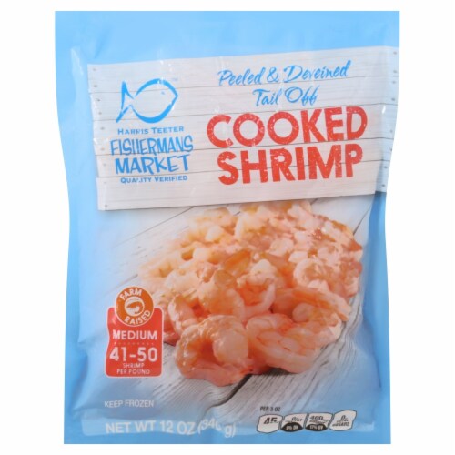 Harris Teeter Fishermans Market Tail Off Peeled & Deveined Cooked Shrimp