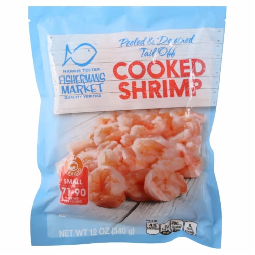 Harris Teeter Fishermans Market Small Tail Off Peeled & Deveined Cooked Shrimp