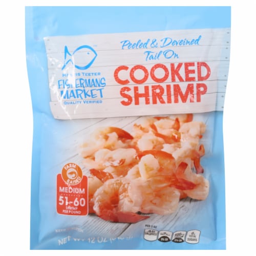 Harris Teeter Fishermans Market® Tail On Peeled & Deveined Cooked Shrimp