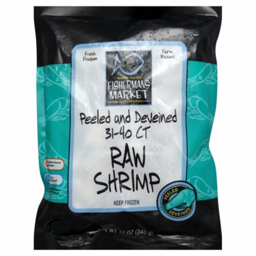 Harris Teeter Fishermans Market® Peeled & Deveined 31-40 CT Raw Shrimp