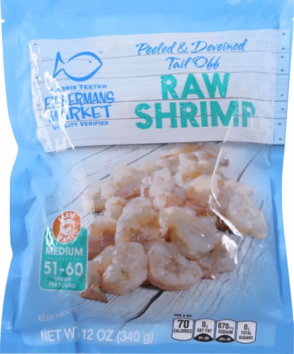 Harris Teeter Fishermans Market® Peeled & Deveined 51-60 CT Raw Shrimp