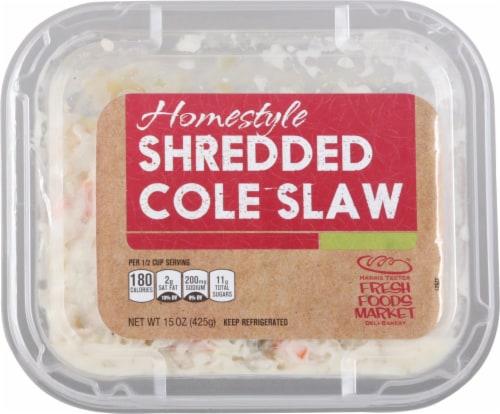 Harris Teeter™ Fresh Foods Market Homestyle Shredded Cole Slaw Perspective: front