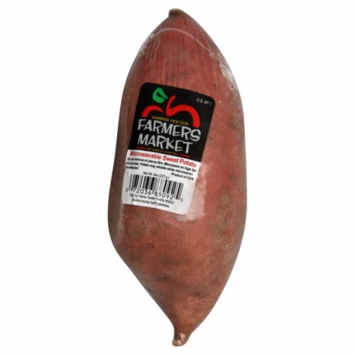 Harris Teeter Farmers Market Microwaveable Sweet Potato Perspective: front