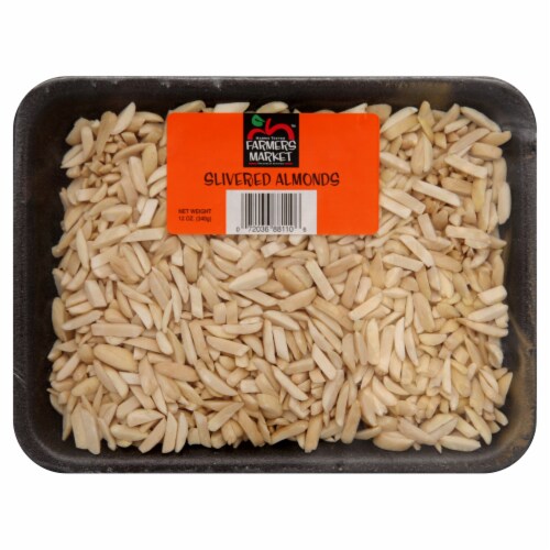 HarrisTeeter Farmer's Market Slivered Almonds Tray Perspective: front