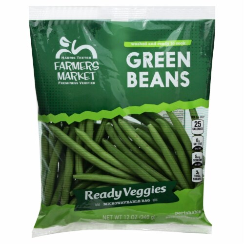Harris Teeter Ready Veggies Green Beans Perspective: front