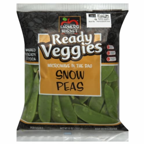 Harris Teeter Farmers Market Ready Veggies Snow Peas Perspective: front