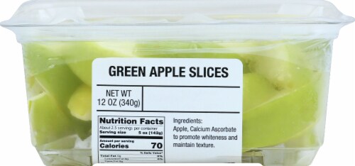 Harris Teeter Green Apple Slices Perspective: front