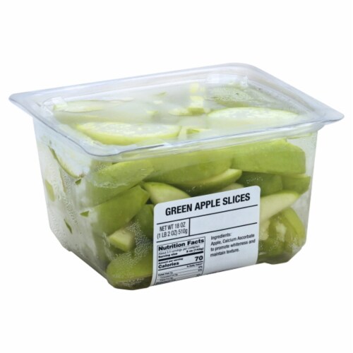 Harris Teeter Green Apple Slices Perspective: front