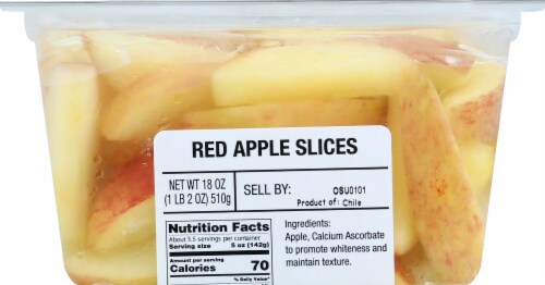 Harris Teeter Red Apple Slices Perspective: front