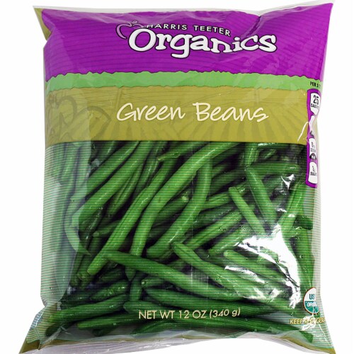 Harris Teeter Organics Green Beans Perspective: front