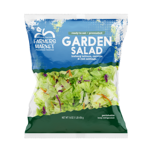 Harris Teeter™ Farmers Market Ready to Eat Prewashed Garden Salad Perspective: front